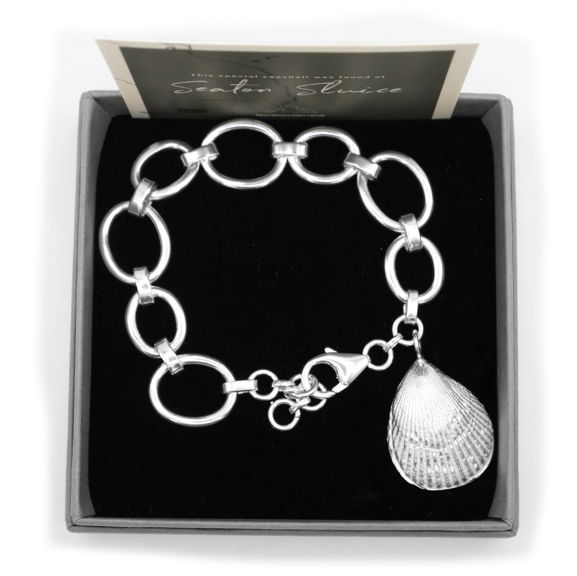 Seaton Sluice Maxi Shell Signature Chain Bracelet