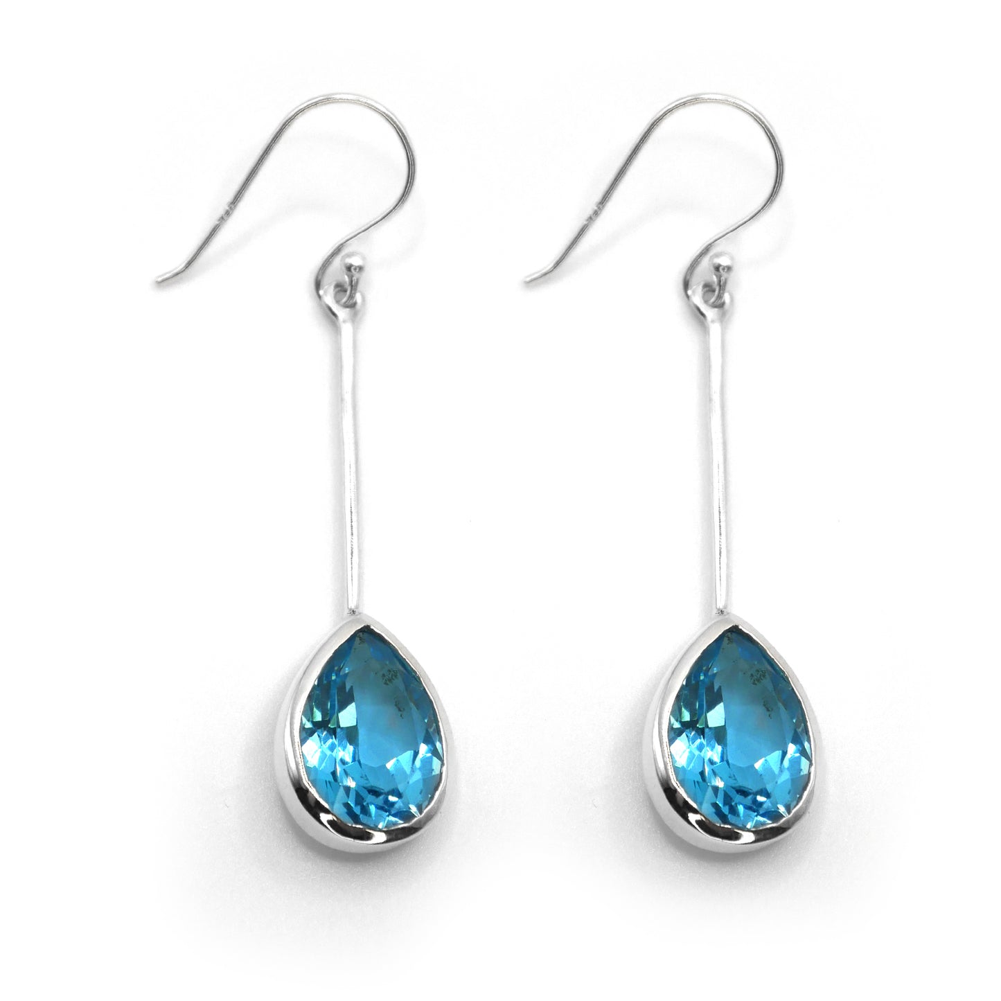 Blue Topaz Water Earrings