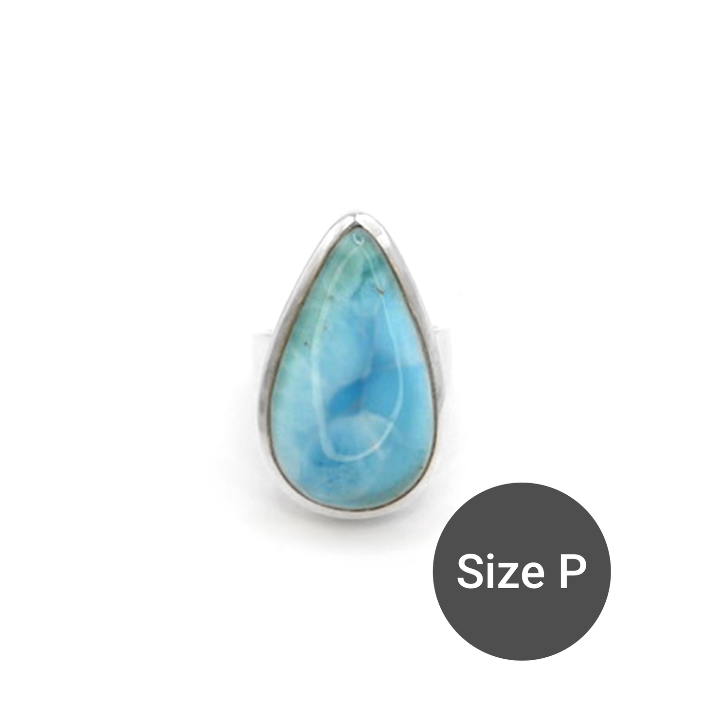 Larimar Cinderella Ring