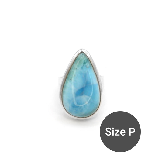 Larimar Cinderella Ring