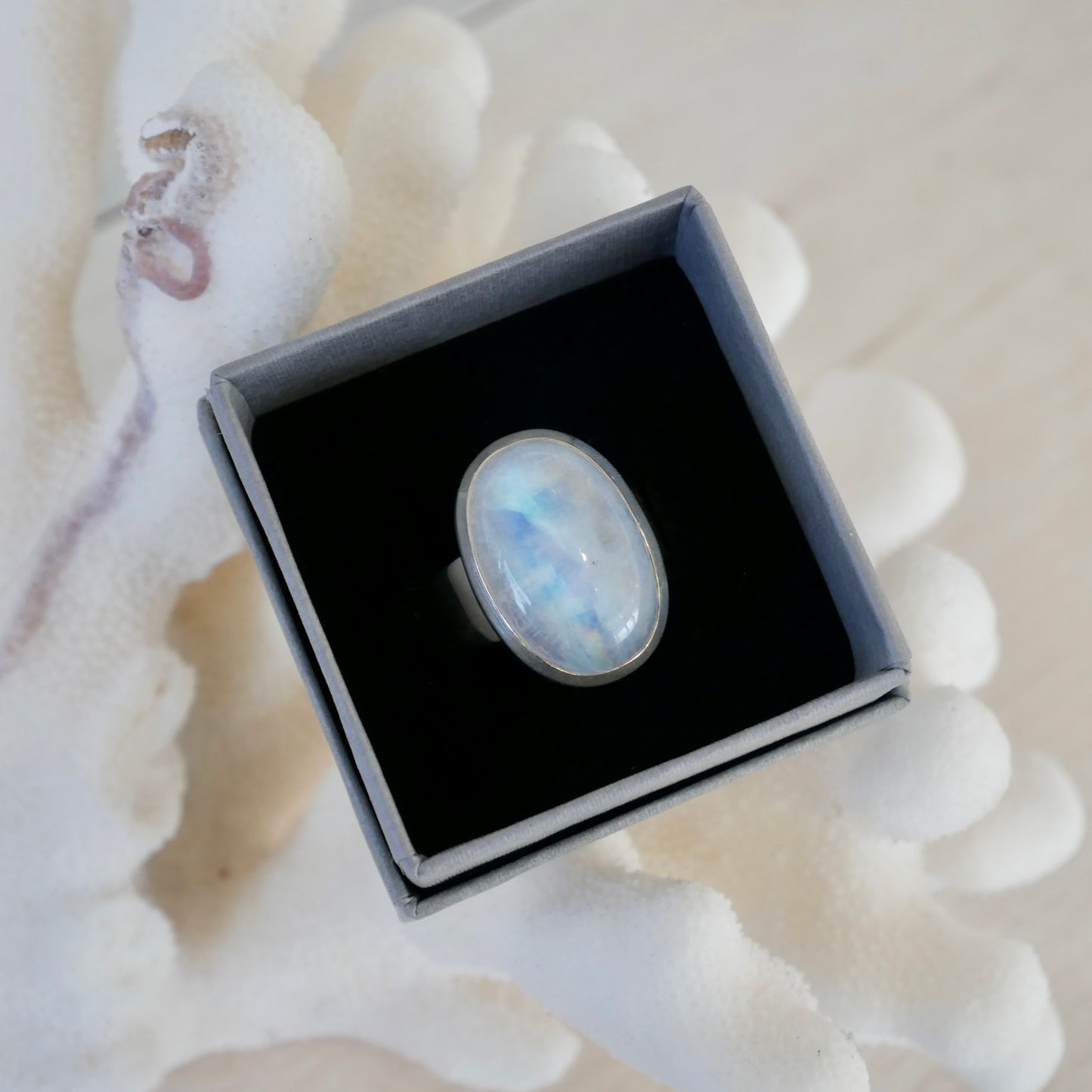 Moonstone Cinderella Ring