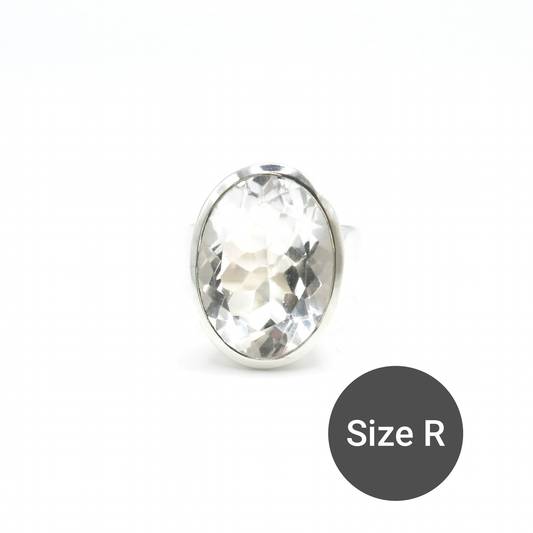 Clear Quartz Cinderella Ring
