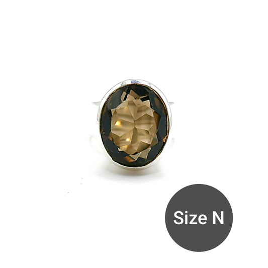 Smoky Quartz Cinderella Ring