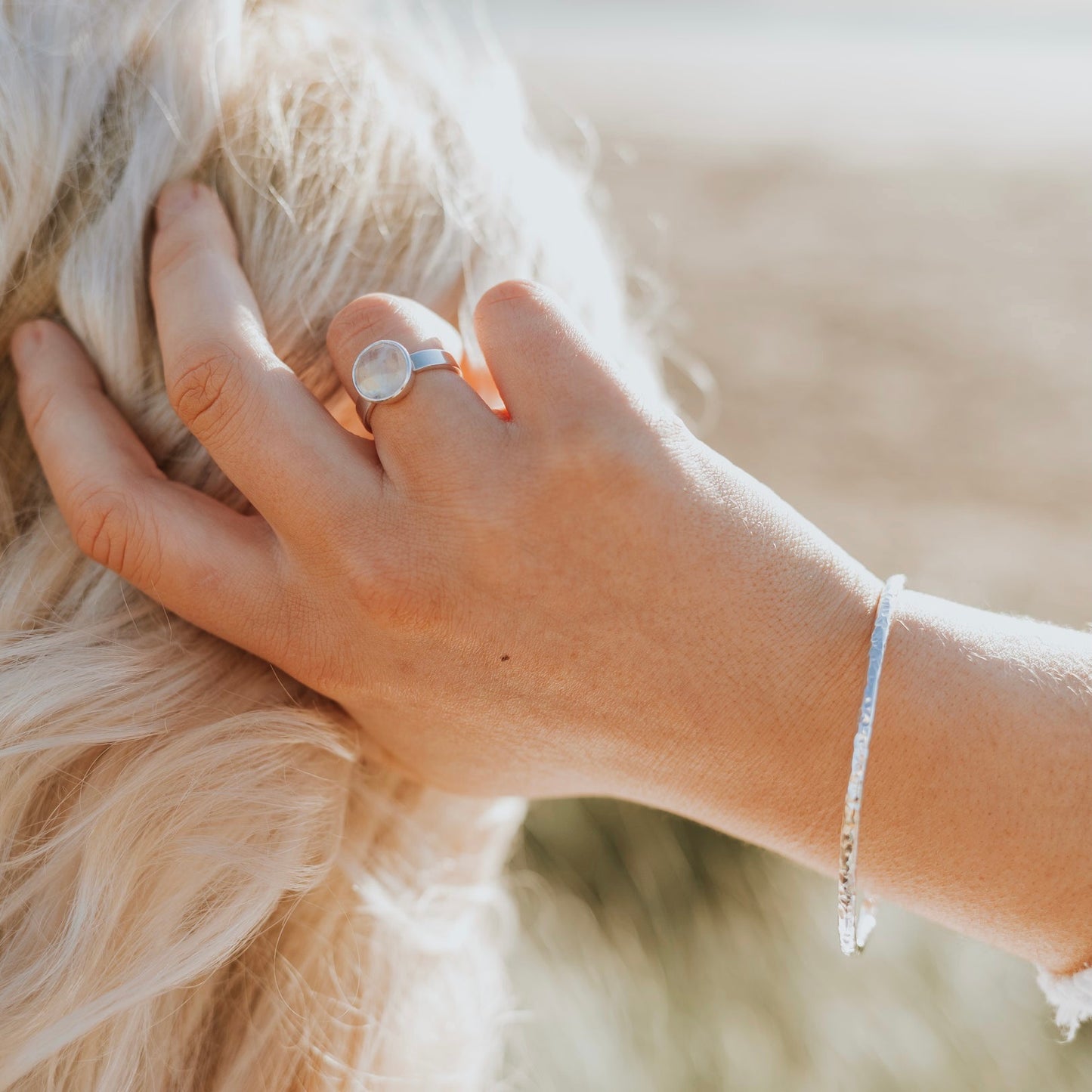 Hammered Bangle