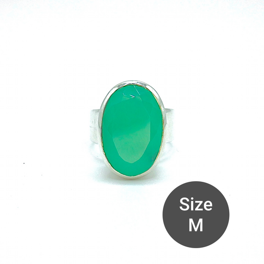 Chrysoprase Cinderella Ring