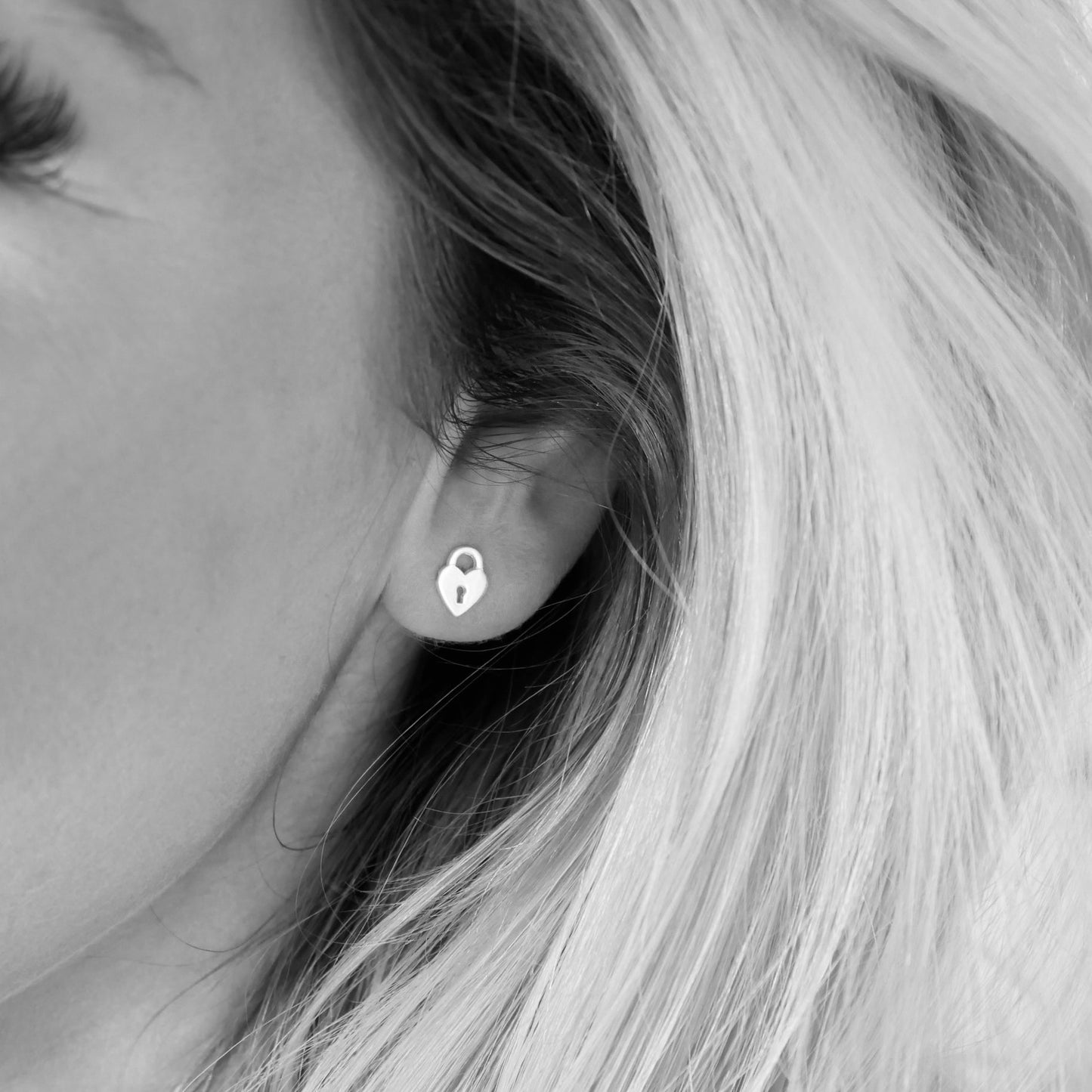 Love Lock Studs